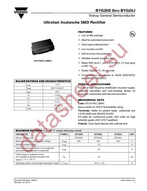 BYG20G-E3/TR datasheet  